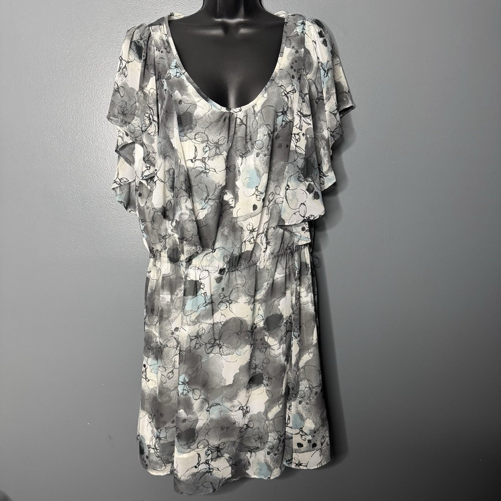 New Girls Lauren Conrad Lilly Of The Valley Dress 16 Fairy Floral Flutter Sleeve